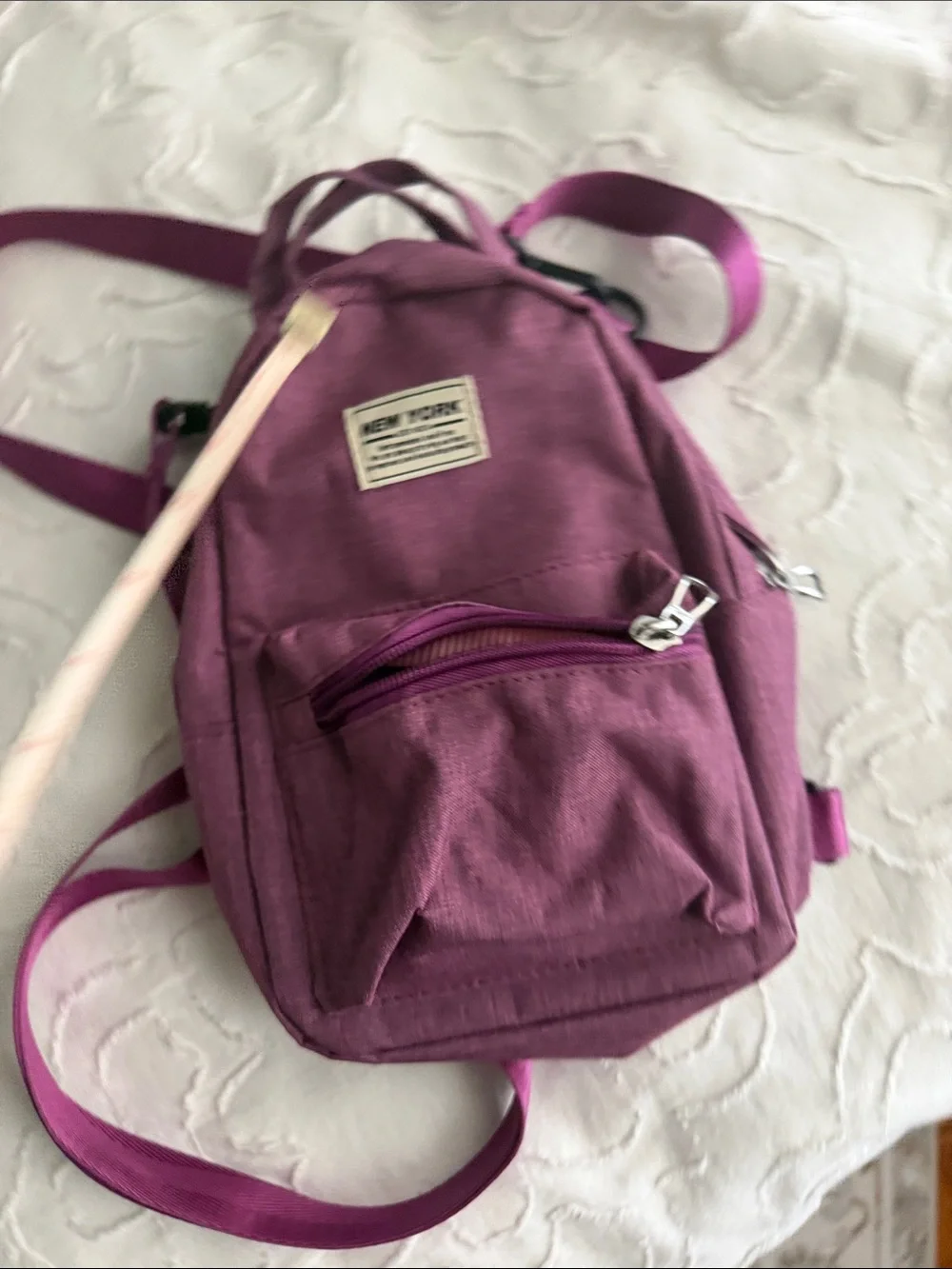 New York Mini Backpack - Purple